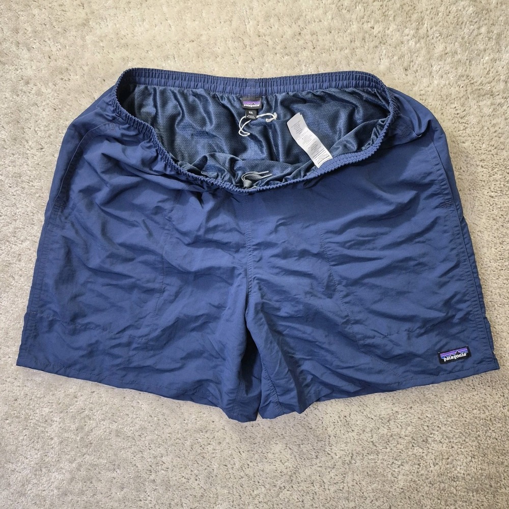 Patagonia Baggies Shorts Mens 2XL Blue Swim Trunks Mesh Lined Nylon Preppy Retro